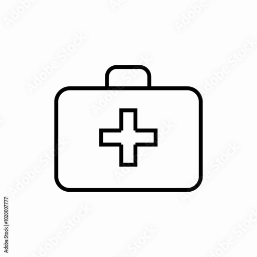 medical first aid icon sign vector