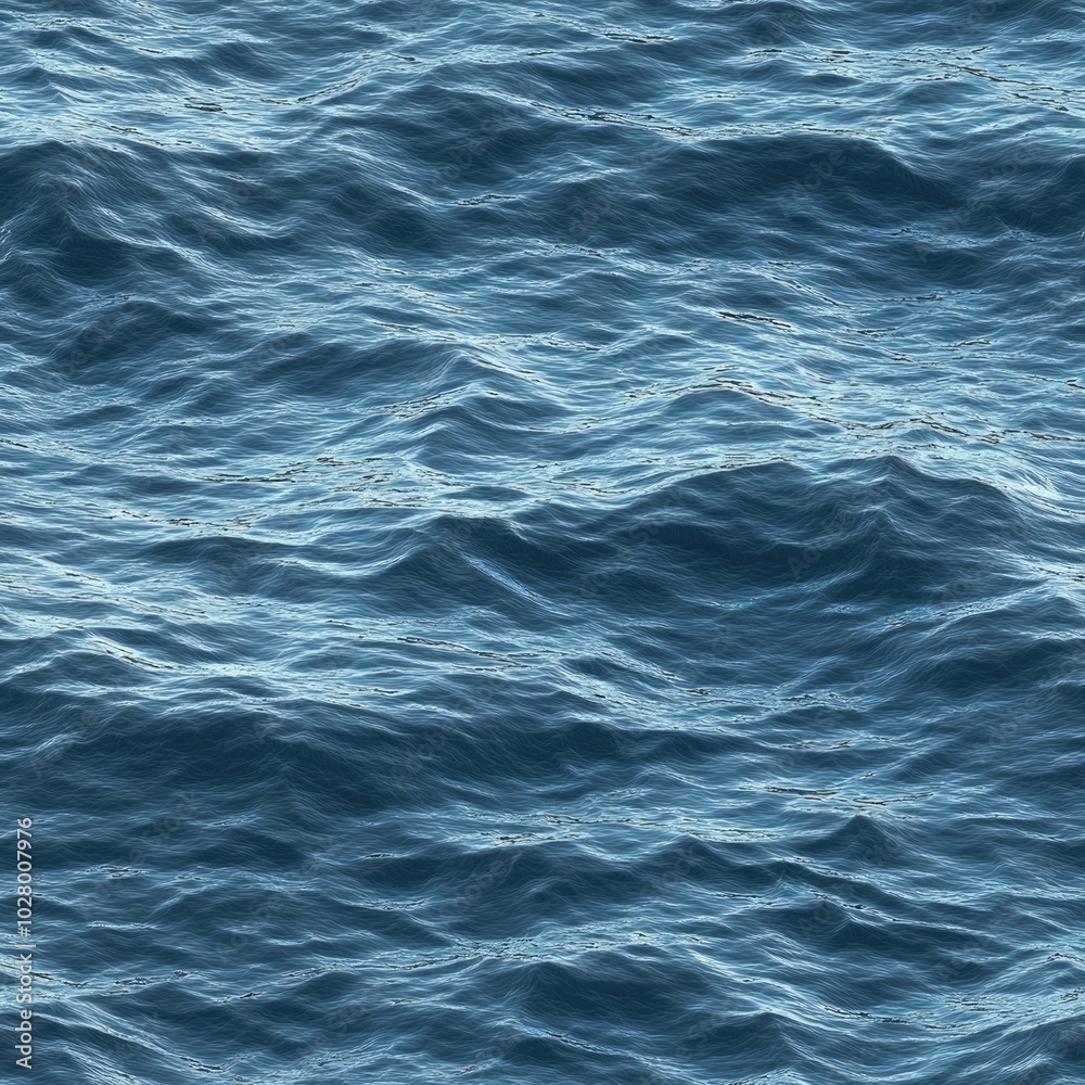 Photorealistic seamless texture of deep blue ocean water Photorealistic seamless texture of deep blue ocean water