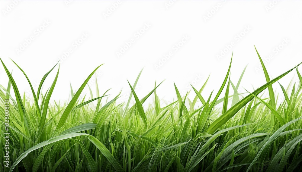 Obraz premium a green grass isolated background