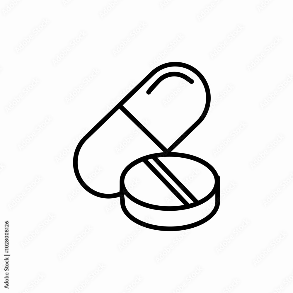 pills and tablets icon sign vector pills and tablets icon sign vector
