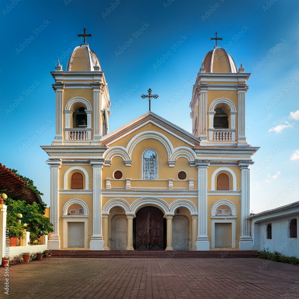 exterior of calvary church leon leon department nicaragua central america exterior of calvary church leon leon department nicaragua central america