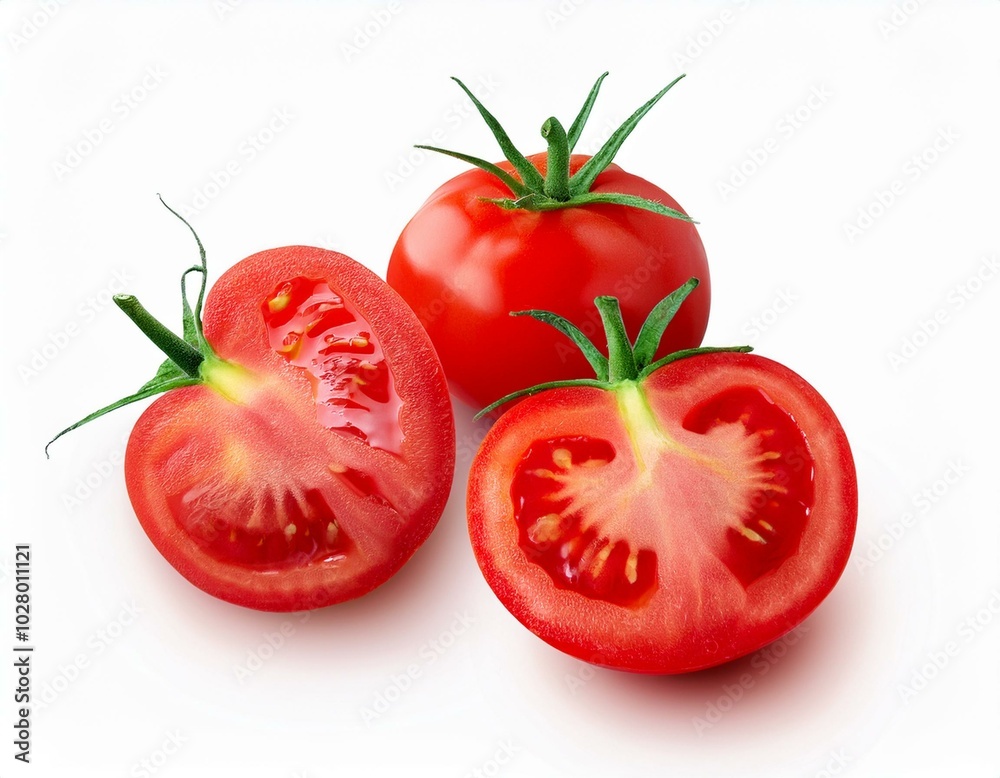 fresh ripe cut out tomatoes collection of red tomatoes isolated on white background with clipping path whole vegetables and chopped halves healthy vegan organic food mockup object for design fresh ripe cut out tomatoes collection of red tomatoes isolated on white background with clipping path whole vegetables and chopped halves healthy vegan organic food mockup object for design