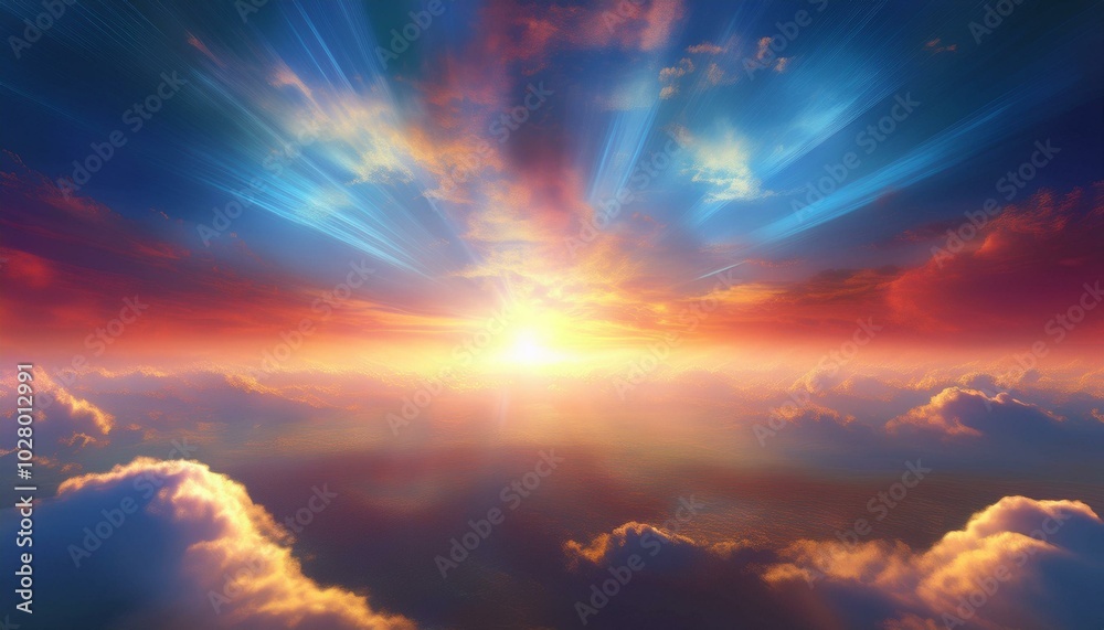 Fototapeta premium sky cloud sun light overlays digital background natural sky skies sun photoshop overlays