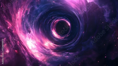 Black hole abstract pattern spiral.