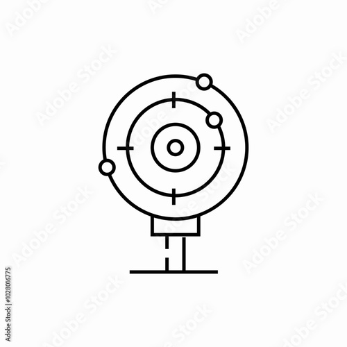 goal realization icon sign vector