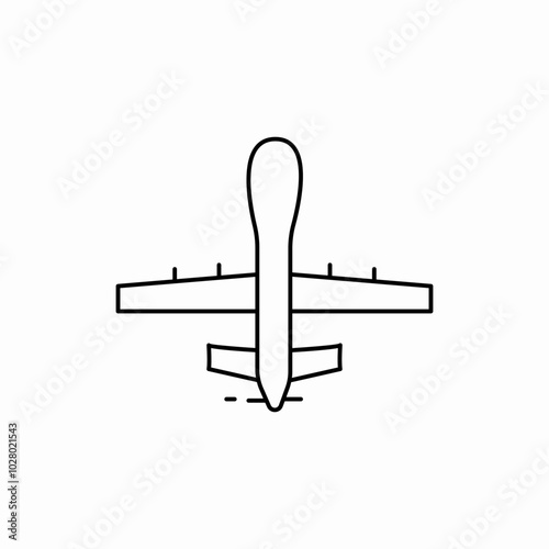 airplane travel icon sign vector