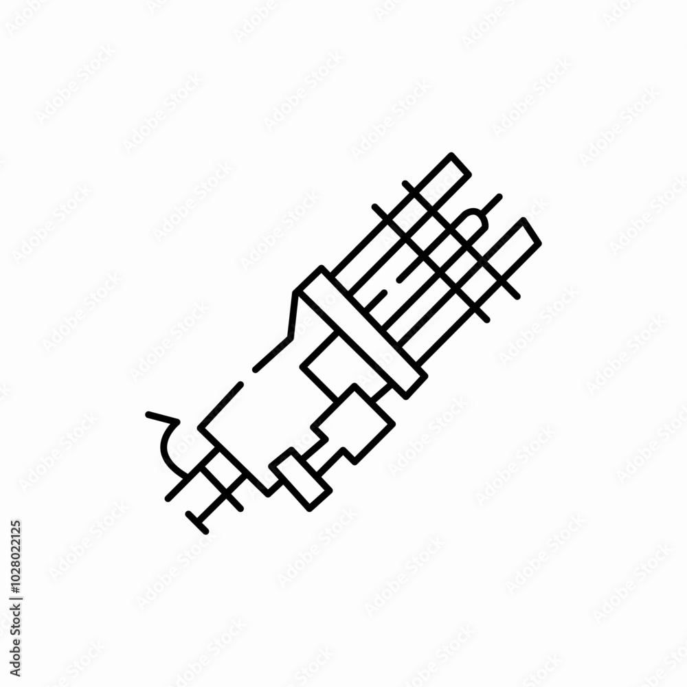 grenade launcher royalty icon sign vector grenade launcher royalty icon sign vector
