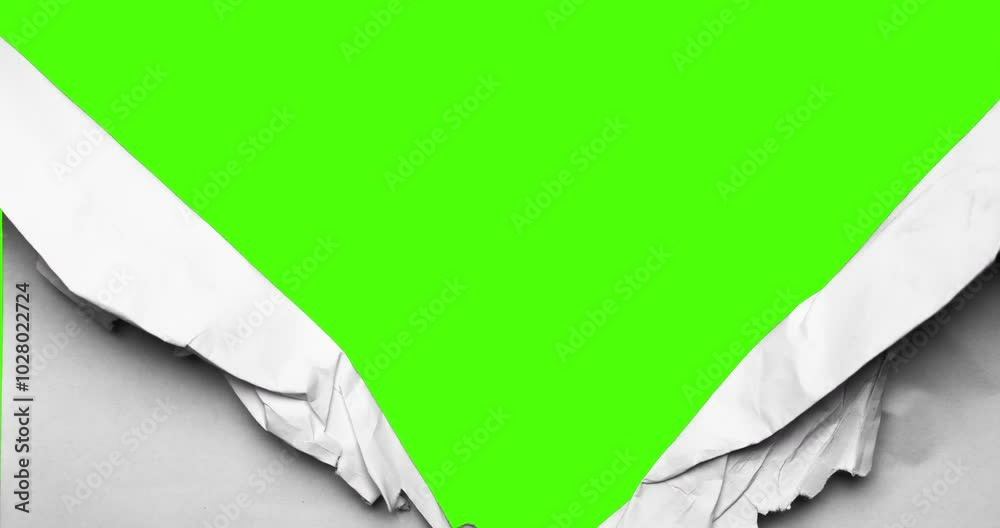 Pack of stop motion paper transitions featuring wrinkled white paper textures. Perfect for adding a handmade, organic feel to your projects.