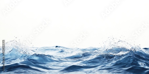 Holy Water on white background. Baptism, purification. Christian symbols and icons.  photo