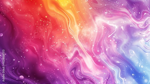 Abstract liquid backgrounds Liquid abstract design in festive colors with a blank central area for text, perfect for creative and visually appealing holiday greetings