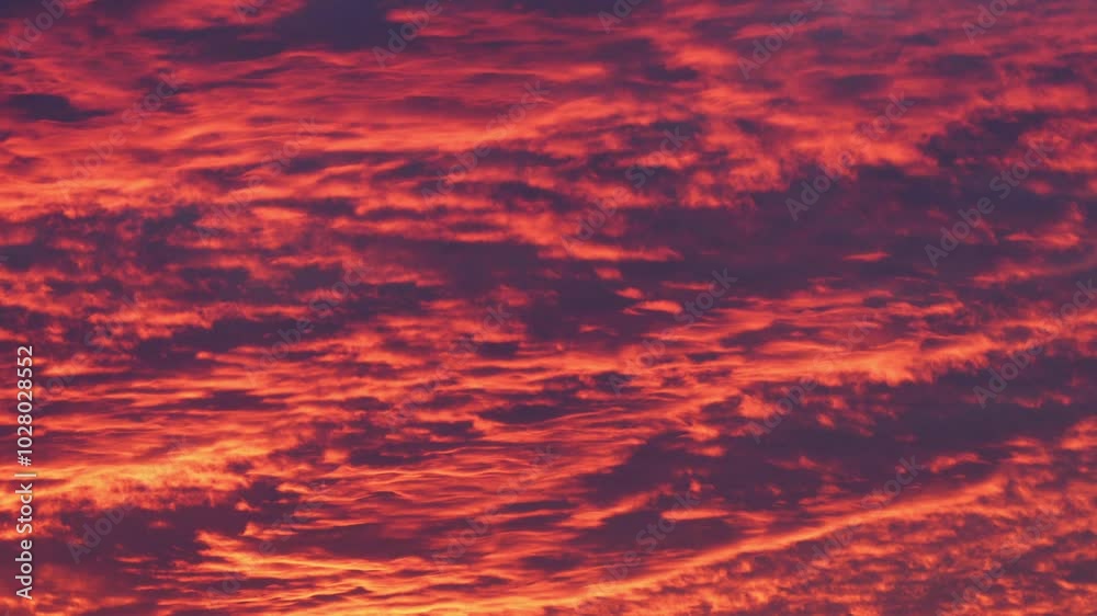 red sky background