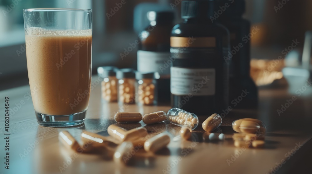 Daily Supplements and Healthy Lifestyle Preparation Daily Supplements and Healthy Lifestyle Preparation