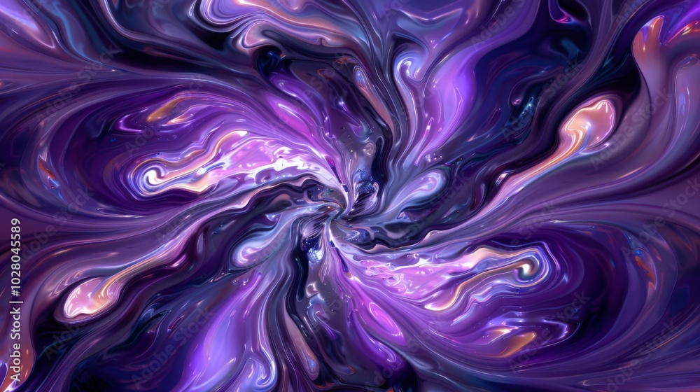 Fototapeta premium Wallpaper Abstract liquid paint swirling creating a beautiful colorful texture perfect for a wallpaper