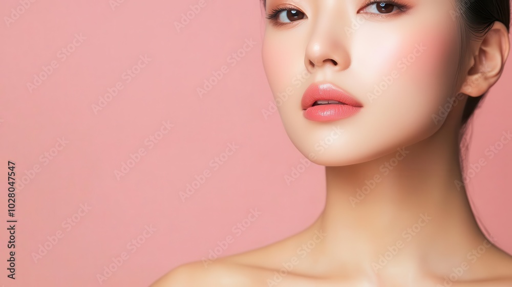 Closeup of an Asian woman s radiant, smooth skin, captured in soft, diffused daylight diffused daylight, radiant skin, smooth complexion Closeup of an Asian woman s radiant, smooth skin, captured in soft, diffused daylight diffused daylight, radiant skin, smooth complexion