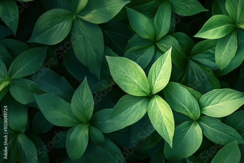 Green leaves and very beautiful to look at - generative ai