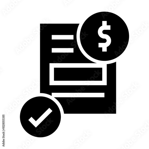 bill of lading  Solid icon