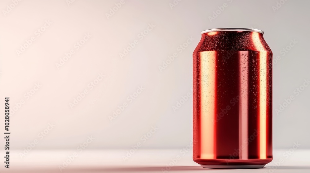 Realistic 3D render of a red soda can mockup, isolated on pure white, overhead perspective, detailed textures and lighting Realistic 3D render of a red soda can mockup, isolated on pure white, overhead perspective, detailed textures and lighting