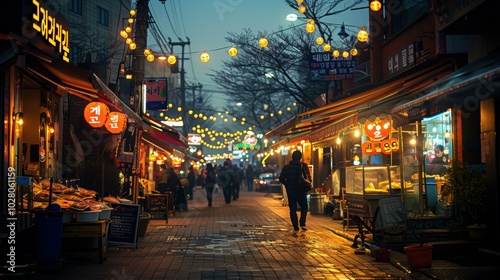 Vibrant Night Markets in Busan