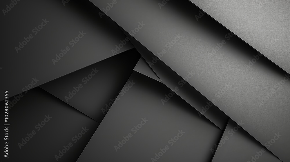 Wallpaper Abstract geometric background with overlapping black shapes creating a modern design, ideal for wallpapers and digital art Wallpaper Abstract geometric background with overlapping black shapes creating a modern design, ideal for wallpapers and digital art