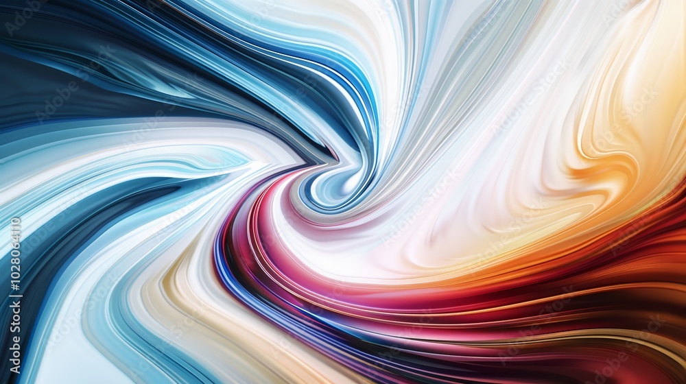 Obraz premium Wallpaper A mesmerizing swirl of colors creating a dynamic and flowing abstract background, perfect for modern and creative projects