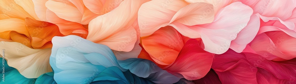 Vibrant and colorful fabric layers create a visually striking and artistic composition, perfect for design and art projects. Vibrant and colorful fabric layers create a visually striking and artistic composition, perfect for design and art projects.