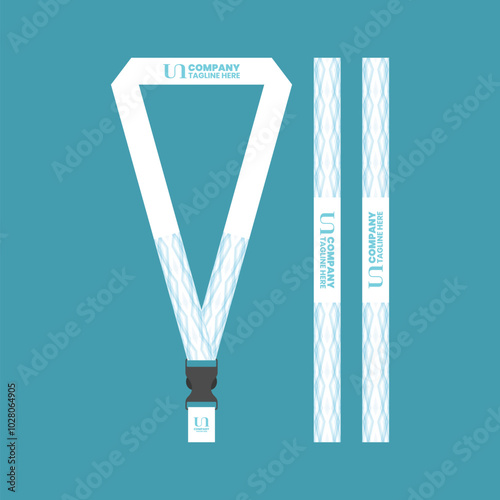 event lanyard keychain for company business id card