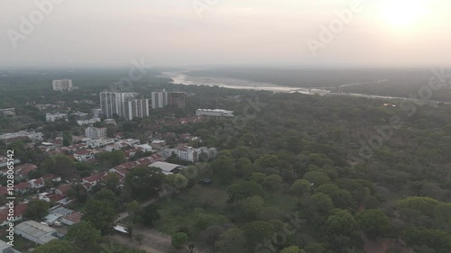 Aerial Serenity: Late Afternoon Over Santa Cruz’s 5th Ring
