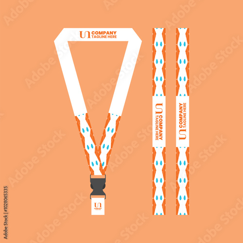 event lanyard keychain for company business id card