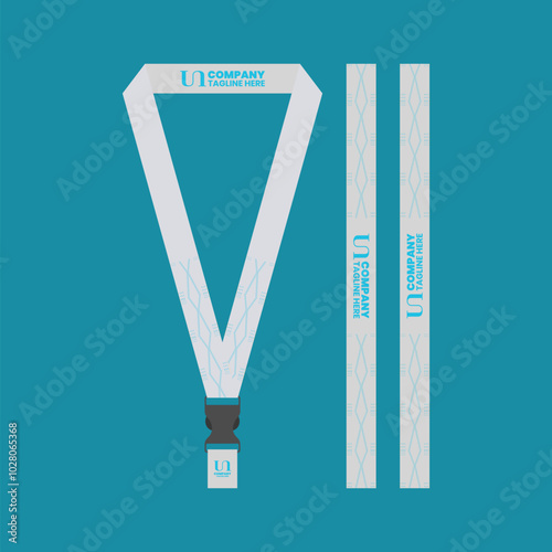 event lanyard keychain for company business id card