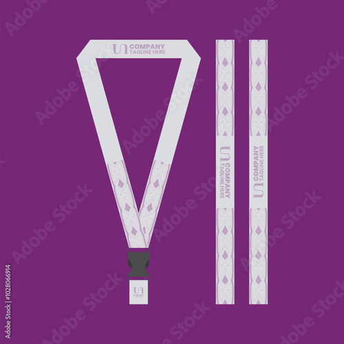 event lanyard keychain for company business id card