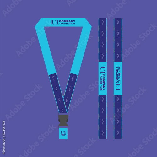 event lanyard keychain for company business id card