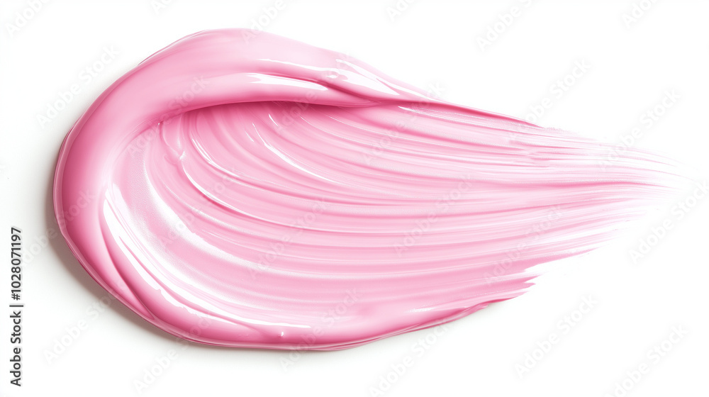a paint swatch in a soft pink color on a pristine white background a paint swatch in a soft pink color on a pristine white background