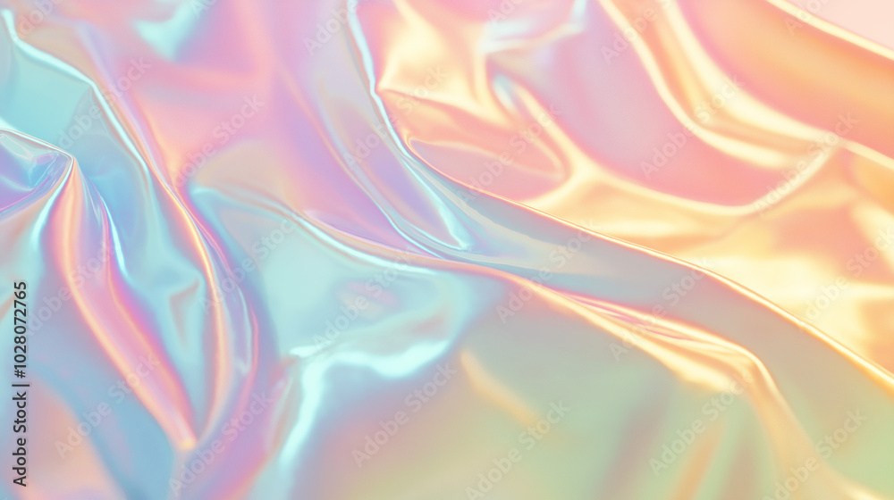 holographic background with pastel colors, soft lighting and a sense of calmness holographic background with pastel colors, soft lighting and a sense of calmness