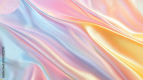 holographic background with pastel colors, soft lighting and a sense of calmness