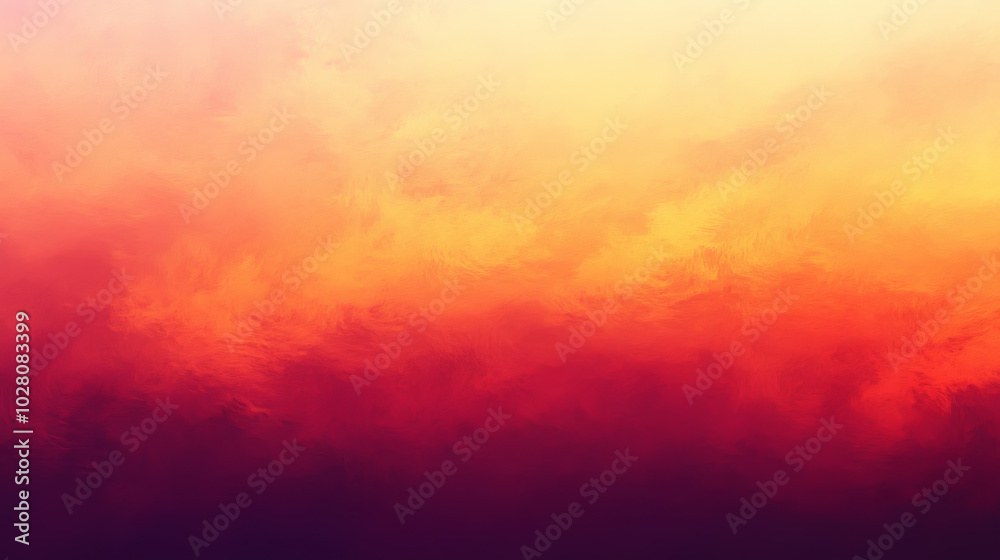 Naklejka premium Vibrant sunset sky abstract art - fiery horizon concept for creative design