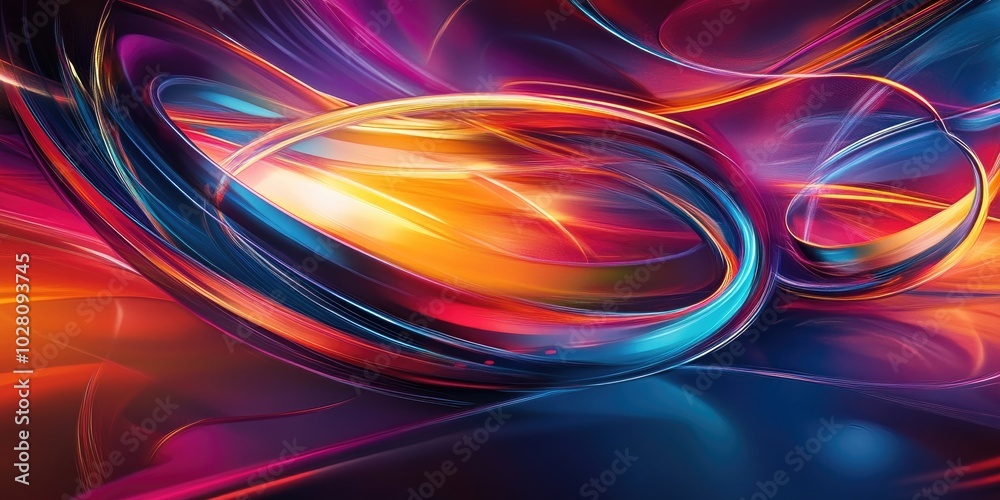 Fototapeta premium Colorful light painting creating an abstract background, perfect for artistic projects and modern design