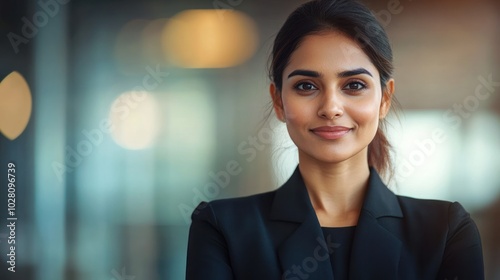 Indian businesswoman in management, showcasing a leader overseeing a team or managing a business, emphasizing organizational skills and leadership in the business world.