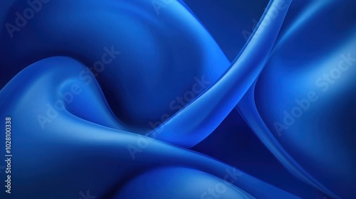 Abstract Blue Flowing Texture photo