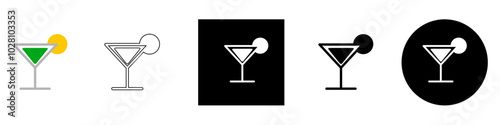 alcohol in goblet with lime slice glass wine, for pub and bar , cafe or restaurant, Alcoholic mixing, party and celebration vector pictogram sign icon symbol ui and ux design, glyphs and stroke line	