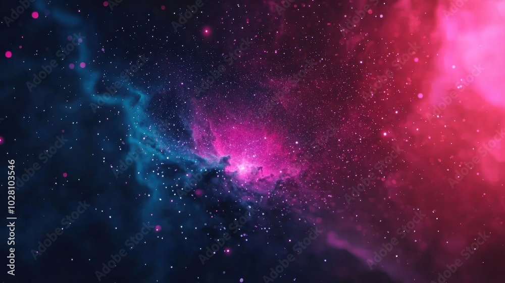 Naklejka premium background with stars
