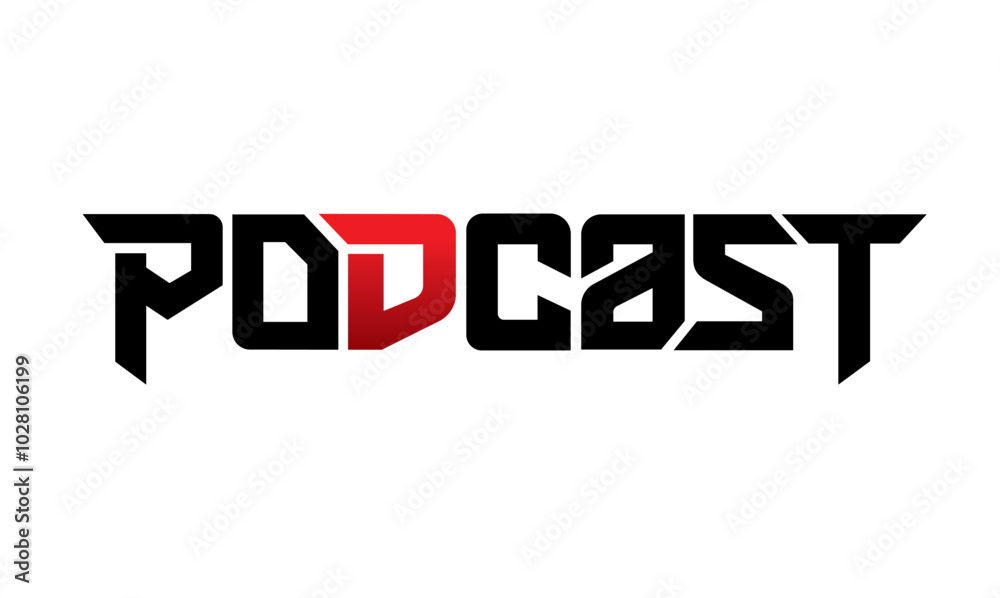 letter podcast design vector symbol letter podcast design vector symbol
