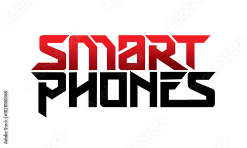 letter smart phones design vector