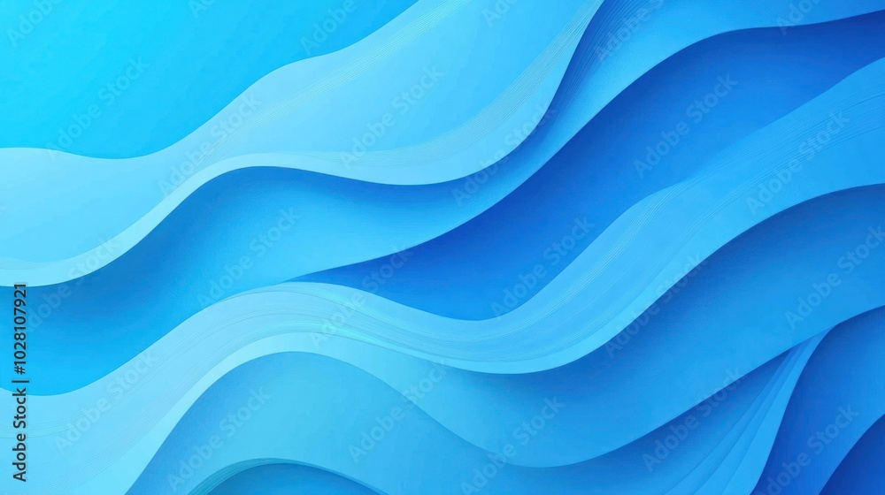 Abstract Blue Waves Abstract Blue Waves