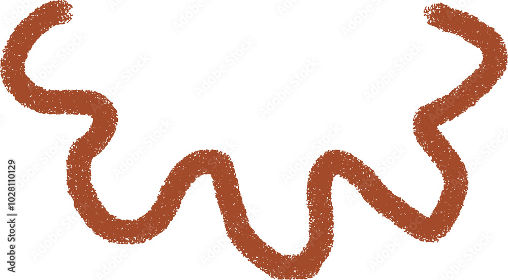 Fototapeta premium Illustration Shape Brush