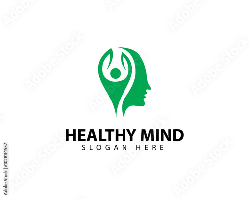 Healthy mind logo creative design inspiration