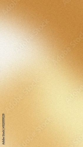 Abstract golden blurry gradient background with grain and soft noise texture.