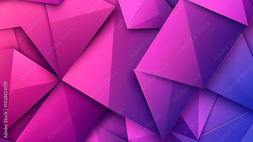 Obraz premium Wallpaper An abstract geometric background forming a dynamic purple design