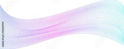 Wavy line mesh gradient pattern illustration decorative