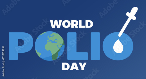 happy polio day with polio vaccine