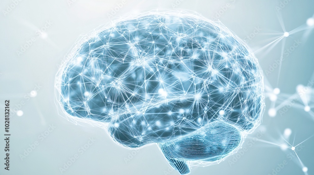 Close-up of human brain with intricate neural pathways, symbolizing cognitive biases and complex thought processes, ideal for educational or scientific presentations. Close-up of human brain with intricate neural pathways, symbolizing cognitive biases and complex thought processes, ideal for educational or scientific presentations.